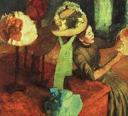 Edgar Degas The Millinery Shop Norge oil painting reproduction